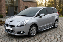 Peugeot 5008 2009–2016 Bočni pragovi Sunrise (2 kos, aluminij) fotografija 1