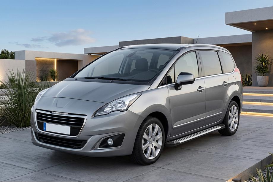 Peugeot 5008 2009–2016 Stranske stopnice Line (2 kosa, aluminij) Image