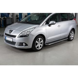 Stranski pragovi Maydos V1 (2 kos, aluminij ↗ nerjaveče jeklo) Peugeot 5008 2009–2016 fotografija 1