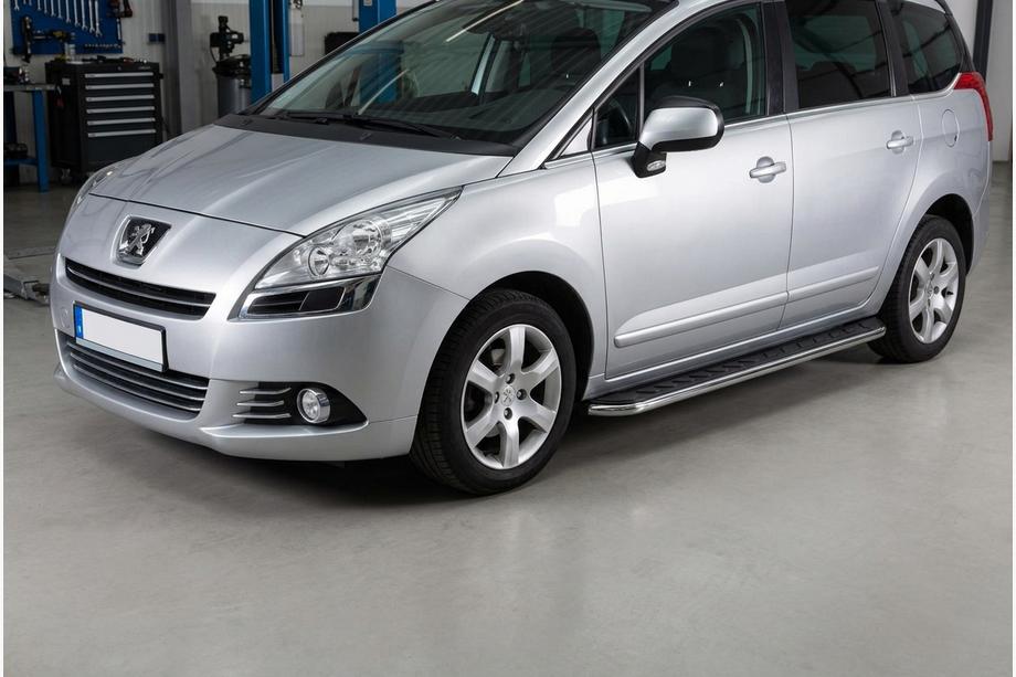 Peugeot 5008 2009–2016 Stranski pragovi Maydos V1 (2 kos, aluminij ↗ nerjaveče jeklo) Image