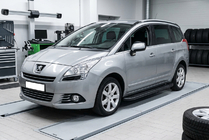 Peugeot 5008 2009–2016 Bočne stopnice Bosphorus Black (2 kos, aluminij) fotografija 1