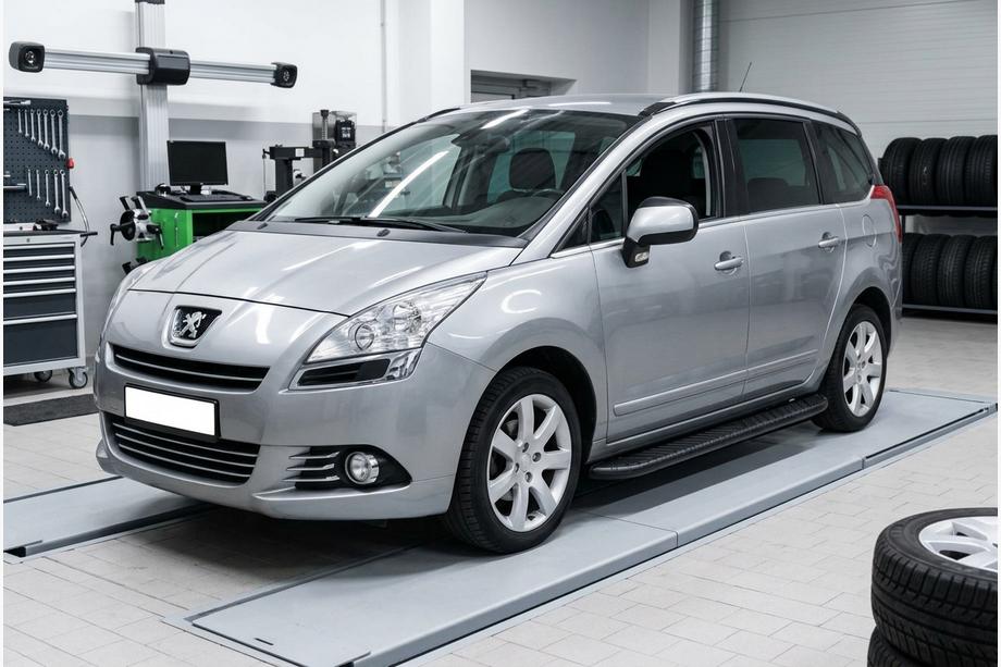 Peugeot 5008 2009–2016 Bočne stopnice Bosphorus Black (2 kos, aluminij) Image