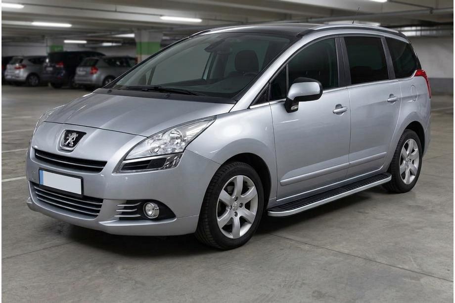 Peugeot 5008 2009–2016 Stranske stopnice Tayga Grey (2 kos, aluminij) Image