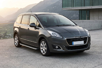 Peugeot 5008 2009–2016 Stranski pragovi Fullmond (2 kosa, aluminij) fotografija 1