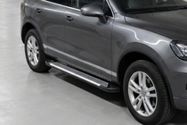 Porsche Cayenne 2003–2010 Stranski pragovi Line (2 kos, aluminij) fotografija 1