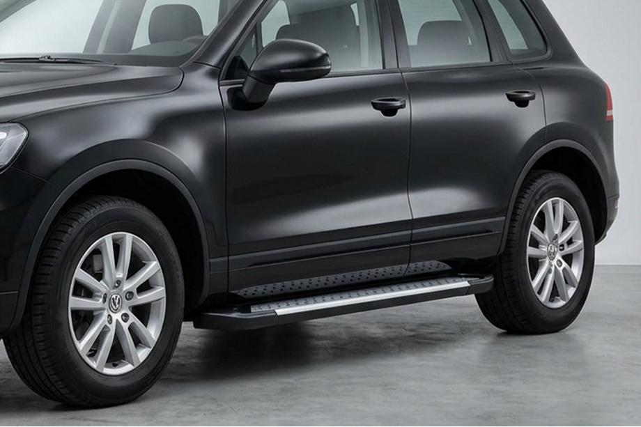 Porsche Cayenne 2003–2010 Stranske stopnice Allmond (2 kos, aluminij) Image