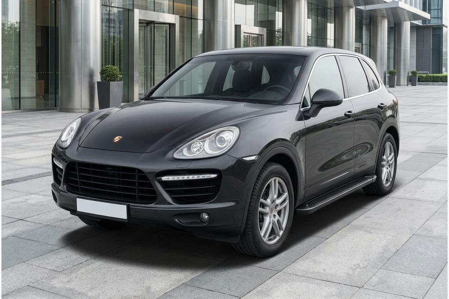 Porsche Cayenne 2010–2017 Bočne stopnice Allmond Black (2 kosa, aluminij) Image