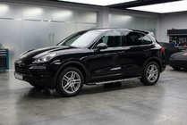 Porsche Cayenne 2010–2017 Bočne stopnice Duru (2 kosa, aluminij) fotografija 1