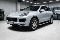 Porsche Cayenne 2010–2017 Bočne stopnice Tayga (2 kos, aluminij) fotografija 1