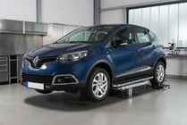 Renault Captur 2013–2019 Stranski pragovi Maydos V1 (2 kos, aluminij ↗ nerjaveče jeklo) fotografija 1