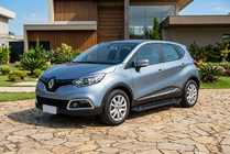 Renault Captur 2013–2019 Stranske stopnice RedLine Black (2 kosa, aluminij) fotografija 1