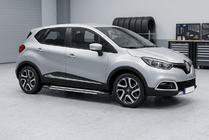 Renault Captur 2013–2019 Stranske stopnice Rainbow (2 kos, aluminij) fotografija 1