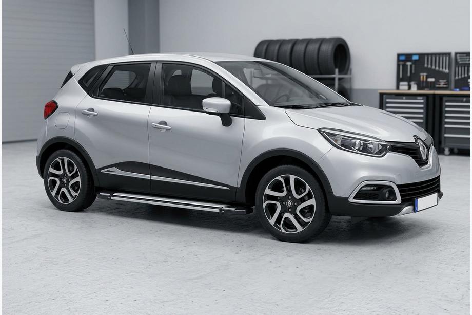 Renault Captur 2013–2019 Stranske stopnice Rainbow (2 kos, aluminij) Image