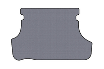 Toyota Yaris 2006–2011 Gumijasta preproga za prtljažnik Carsuit (SD, USA, siva) fotografija 1