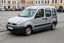 Renault Kangoo 1998–2008 Stranske stopnice Bosphorus Black (2 kosa, aluminij) fotografija 1