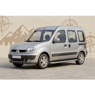 Stranske stopnice Tayga Grey (2 kos, aluminij) Renault Kangoo 1998–2008 fotografija 1