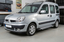 Renault Kangoo 1998–2008 Stranske stopnice Rainbow (2 kosa, aluminij) fotografija 1