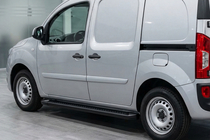 Renault Kangoo 2008–2020 Bočne stopnice Allmond Black (2 kos, aluminij) fotografija 1