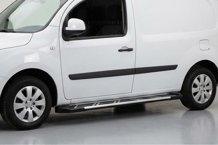 Renault Kangoo 2008–2020 Bočni pragovi Sunrise (2 kos, aluminij) Dolga medosna razdalja Image