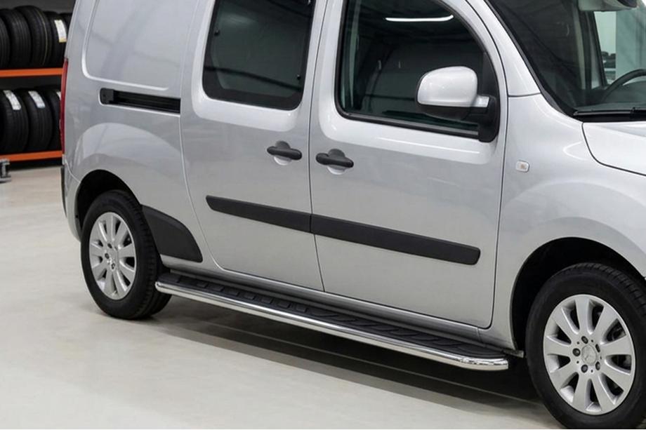 Renault Kangoo 2008–2020 Stranske stopnice Maydos V1 (2 kosa, aluminij / nerjavno jeklo) Image