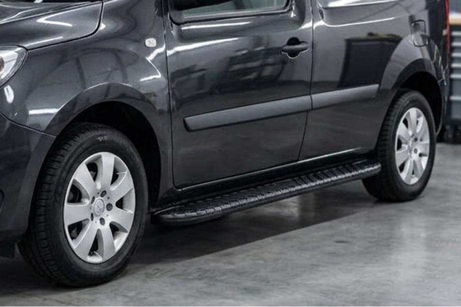 Renault Kangoo 2008–2020 Bočne stopnice Bosphorus Black (2 kos, aluminij) Image