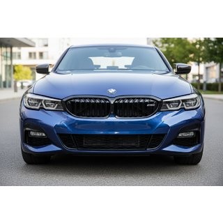 Ledvične mrežice M-Look V1 (2018-2022, črna visok sijaj) BMW serija 3 G20/G21 2018– fotografija 1