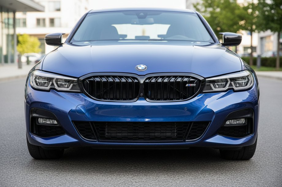 BMW serija 3 G20/G21 2018– Ledvične mrežice M-Look V1 (2018-2022, črna visok sijaj) Z mestom za kamero Image