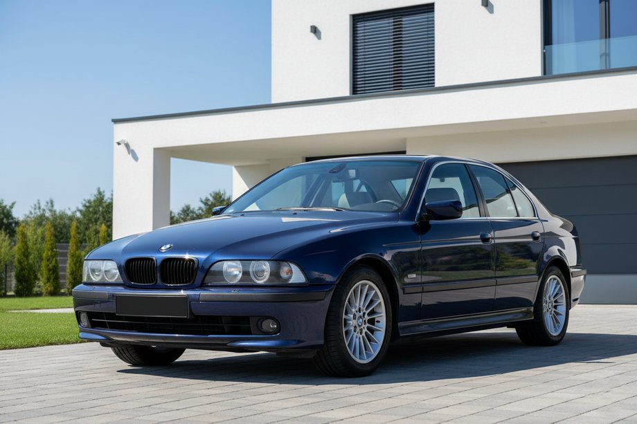 BMW serije 5 E39 1996–2003 1-Bar ledvičke (2000-2003, črna visok sijaj) Image