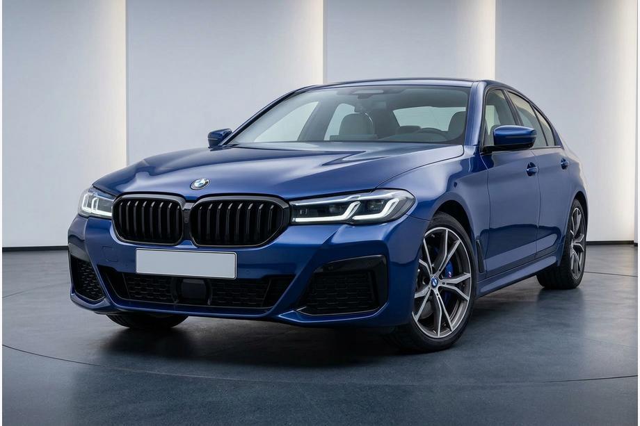 BMW serija 5 G30/G31 2017–2023 M-Look V2 ledvične maske (2021-2023, sijajno črna) Image
