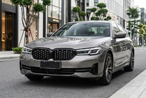 BMW serija 5 G30/G31 2017–2023 Ledvične rešetke Diamond Silver (2021-2023) fotografija 1