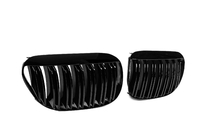 BMW serija 6 E63/E64 2003–2010 Ledvične rešetke M-Look (črni visok sijaj) fotografija 4