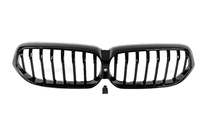 BMW serija 6 G32 2017– Ledvične maske 1-Bar (2020-2023, sijajno črna) fotografija 2