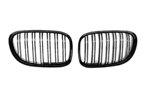 BMW serija 7 F01/F02 2008–2015 Ledvične rešetke M-Look (črni visok sijaj) fotografija 2