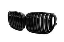 BMW serija 7 F01/F02 2008–2015 Ledvične rešetke M-Look (črni visok sijaj) fotografija 3
