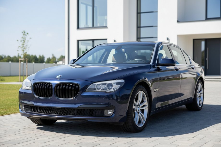 BMW serija 7 F01/F02 2008–2015 Ledvične rešetke M-Look (črni visok sijaj) Image