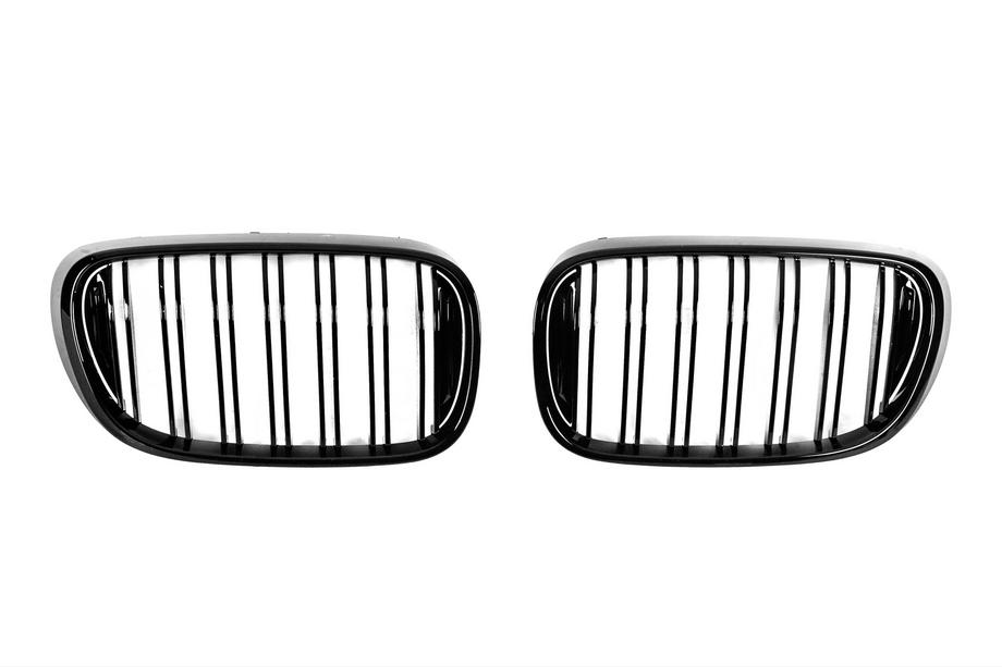 BMW serija 7 G11/G12 2015–2022 M-Look ledvične maske (2016-2019, sijaj črna) Fotografija 2