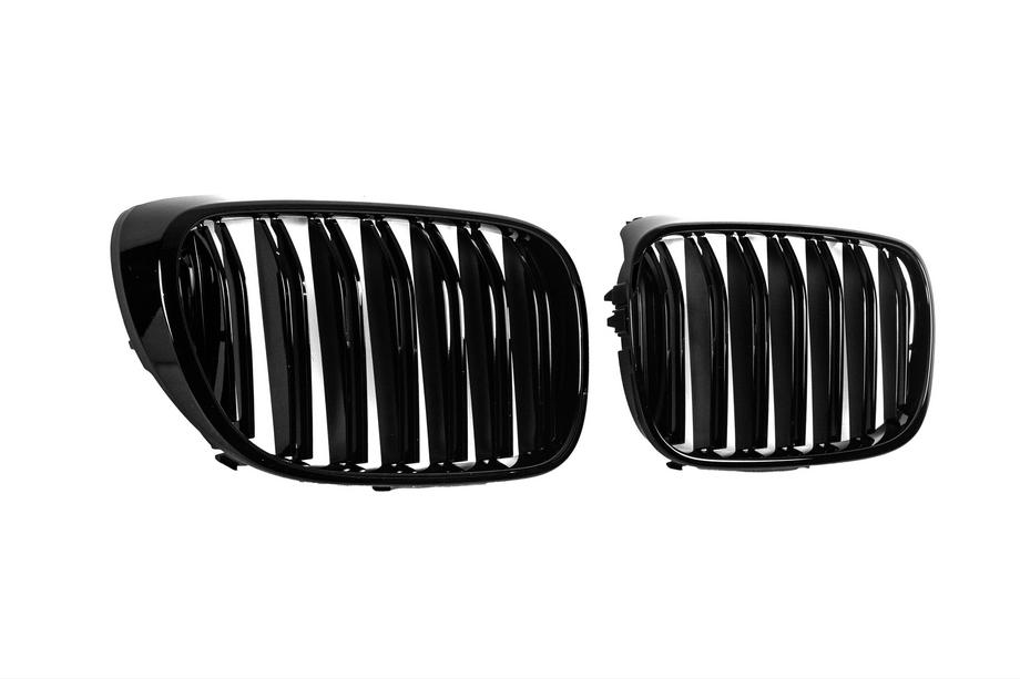BMW serija 7 G11/G12 2015–2022 M-Look ledvične maske (2016-2019, sijaj črna) Fotografija 4