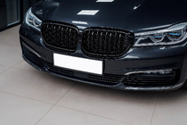 BMW serija 7 G11/G12 2015–2022 Diamond Black ledvični rešetki (2016-2019, črni sijaj) fotografija 1