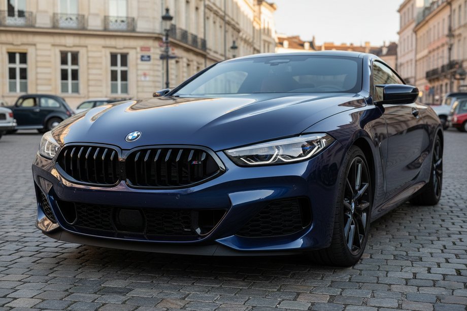 BMW serija 8 G14/G15/G16 2018– Ledvične rešetke 1-Bar (2018-2022, sijajno črna) Fotografija 1