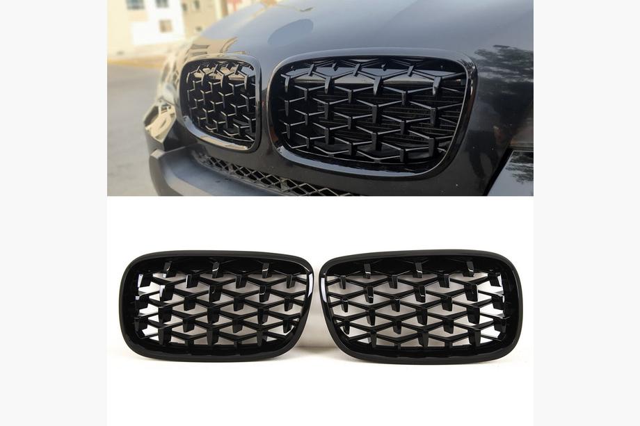 BMW X6 E71 2008–2014 Ledvički Diamond Black (sijaj črna) Image