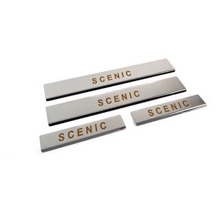 Zaščitne letve pragov Carmos (4 kosi, nerjavno jeklo) Renault Scenic/Grand 2009–2016 fotografija 3