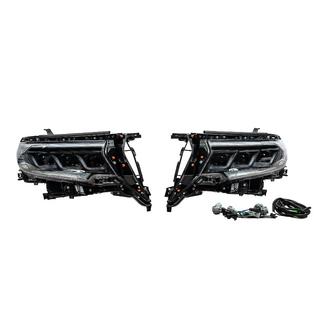 Sprednji žarometi Lexus-design-3-LED V2 (2017+, 2 kosa) Toyota Land Cruiser Prado 150 2009–2023 fotografija 1