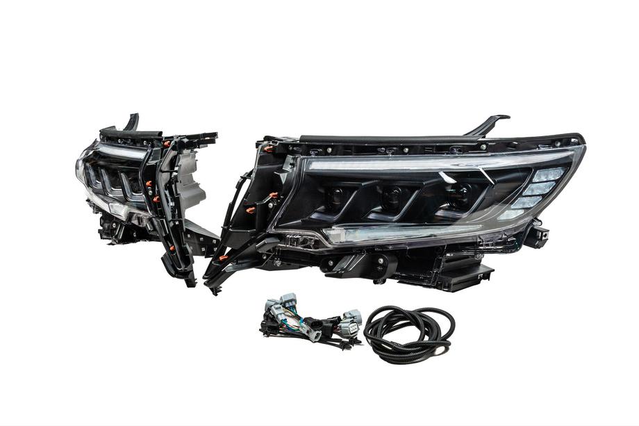 Toyota Land Cruiser Prado 150 2009–2023 Sprednji žarometi Lexus-design-3-LED V2 (2017+, 2 kosa) Fotografija 2