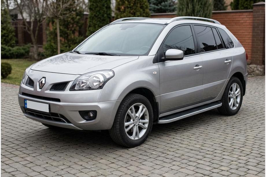 Renault Koleos 2008–2016 Stranske stopnice Tayga Grey (2 kos, aluminij) Image
