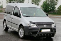 Volkswagen Caddy 2004–2010 Sprednji zaščitni lok WT004 Black (nerjavno jeklo) fotografija 3