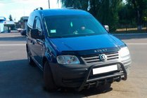 Volkswagen Caddy 2004–2010 Bullbar WT003 Black (nerjavno jeklo) fotografija 4