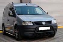 Volkswagen Caddy 2004–2010 Bullbar WT003 Black (nerjavno jeklo) fotografija 2