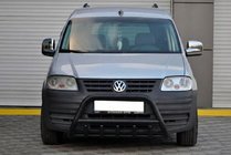 Volkswagen Caddy 2004–2010 Bullbar WT003 Black (nerjavno jeklo) fotografija 1