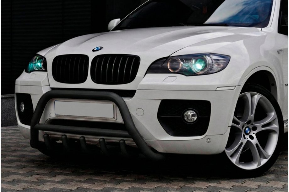 BMW X6 E71 2008–2014 Bullbar WT003 Black (nerjavno jeklo) Image