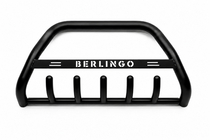 Citroen Berlingo 2008–2018 Sprednji zaščitni lok WT004 Black (nerjavno jeklo) fotografija 4